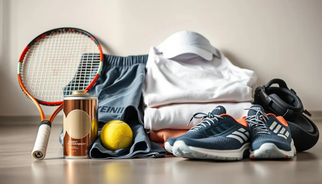 Tennisausrüstung für Anfänger