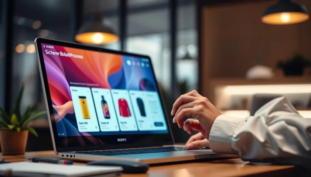 Sicherer Bestellprozess