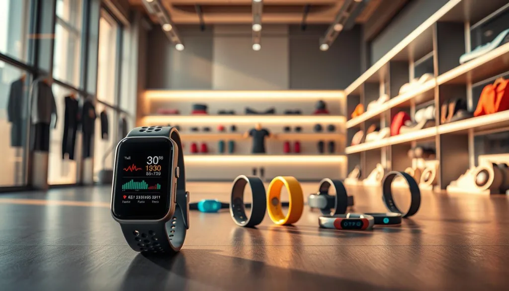 Smart Fitness-Technologie Wearables