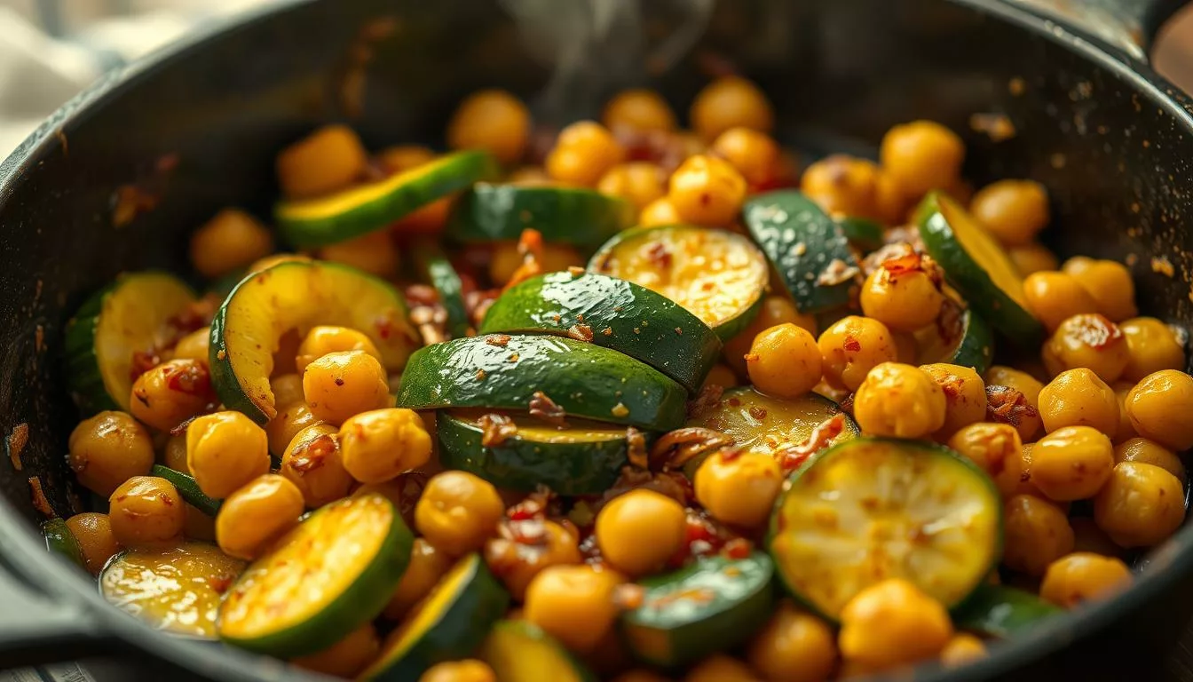 Köstliche Zucchini-Kichererbsen-Pfanne 2025: Rezept