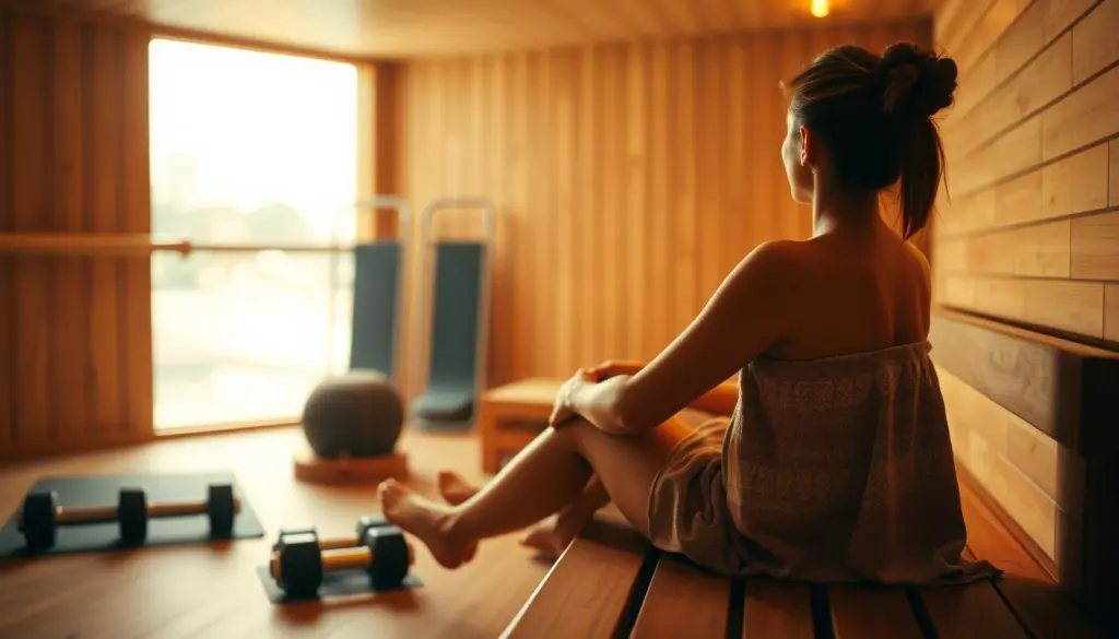 Sauna und Sport Regeneration