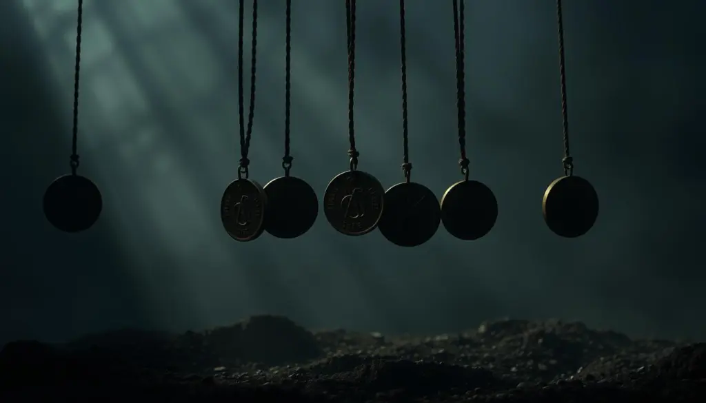 8 Münzen Tarot umgekehrte Position