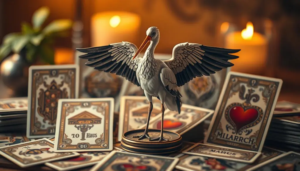 Lenormand Storch Kartenkombinationen